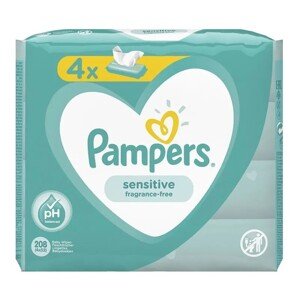 PAMPERS WIPES 208DB (4X52) SENSITIVE