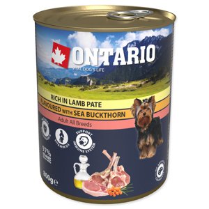 ONTARIO KONZERV RICH IN LAMB PATE FLAVOURED WITH SEA BUCKTHORN 800G, 214-21164