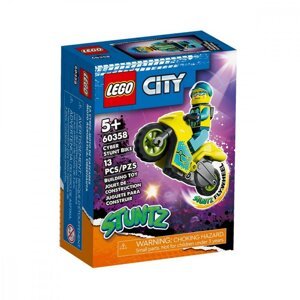 LEGO CITY CYBER KASKADOR MOTORKEREKPAR /60358/
