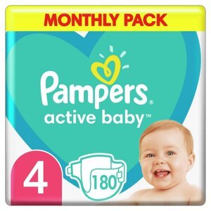 PAMPERS ACTIVE BABY S4 180DB, 9-14KG
