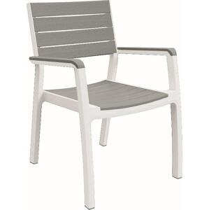 Keret Harmony kerti szék , fehér / világos szürke