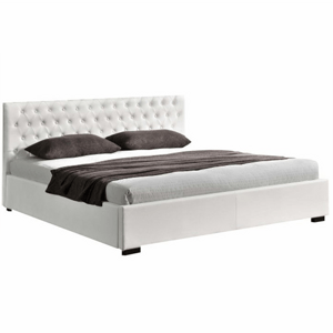 KONDELA ágy rakodótérrel, fehér, 160x200, DORLEN 2 New