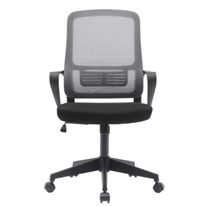 KONDELA Irodai szék, szürke/fekete, SALOMO TYP 3