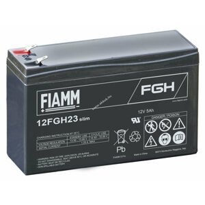 Ólom akku 12V 5Ah (FIAMM) típus FGH20502 12FGH23 slim nagy kisütőáram