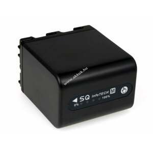 Helyettesítő akku Sony Videokamera DCR-PC101K 4200mAh antracit (LED kijelzős)