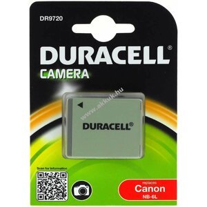 Duracell akku Canon PowerShot D10 (Prémium termék)