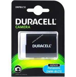 Duracell akku Panasonic típus DMW-BLC12E (Prémium termék)