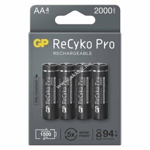GP ReCyko Pro Professional HR6 (AA) ceruza akku 2000mAh 4db/csomag