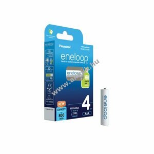 Panasonic eneloop AAA, mikro akku 800mAh 4db/csomag (BK-4MCDE/4BE)