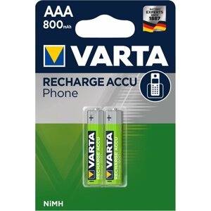 Varta Micro AAA akku típus DECT-Telefonhoz 800mAh 2db/csom. T398