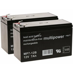 Pótakku (multipower) szünetmenteshez APC Smart-UPS 750, APC RBC48 stb. 12V 7Ah (7,2Ah is)