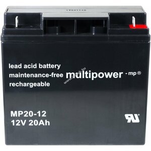Multipower helyettesítő akku MP20-12 helyettesíti FIAMM típus FG21803