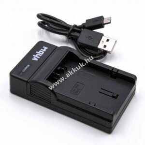 Helyettesítő micro USB-s akkutöltő Panasonic CGR-S001E, DMW-BCA7