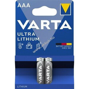 Varta Lithium elem micro/mikró FR03 AAA 2db/csom.