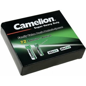 Camelion 72db-os elemcsomag szett  36db LR6/AA/ceruza elem + 36db LR03/AAA mikró elem
