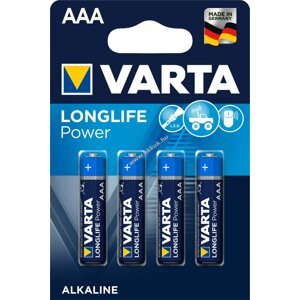 Varta Longlife Power / High Energy Alkaline alkáli típus 4903 AAA micro elem 4db/csom.