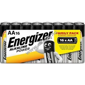 ENERGIZER Alkaline Power AA ceruza elem E91 zsugor fóliás 16db/csomag