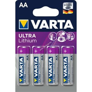 Varta Ultra Lithium 6106 Elem 4db/csom.