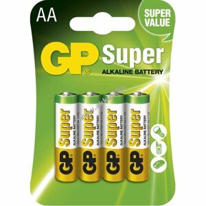GP elem Super alkáli AA (ceruza elem) 4db/csom.