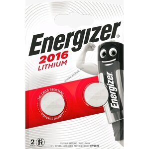 ENERGIZER CR2016 Líthium gombelem 2db/csomag - Kiárusítás!
