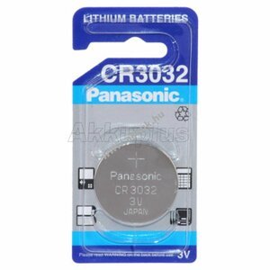 Panasonic Lithium gombelem CR3032 1db/csom.