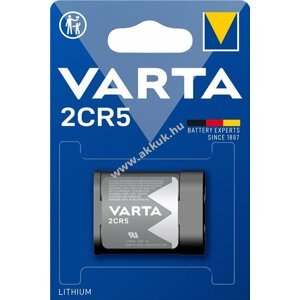 VARTA 2CR5 fotó elem Lithium 1db/csomag