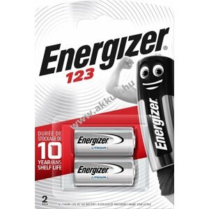 ENERGIZER 123 líthium fotó elem 2db/csomag