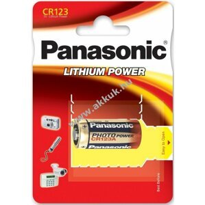 Panasonic Ultra fotó elem 123 CR123A DL123A RCR123 1db/csom.