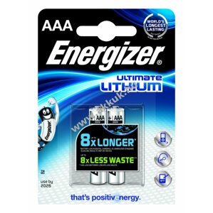 Energizer Ultimate lithium elem típus AAA 2db/csom.