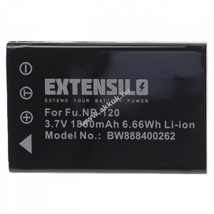 Helyettesítő EXTENSILO akku Fujifilm FinePix F11 típus NP-120 1800mAh