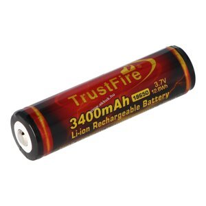 Trustfire 18650 Li-Ion akku 3.7V, 3400mAh