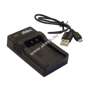 Helyettesítő akkutöltő USB kábellel Fuji NP-80, NP-100