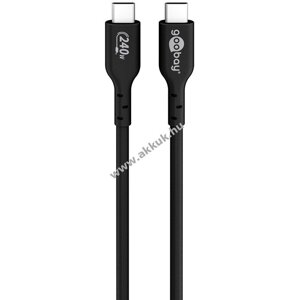 Goobay USB-C kábel 240W, 1m fekete