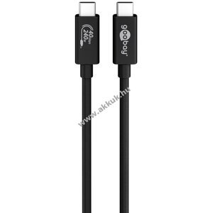 USB-C adat- és töltőkábel USB4.0, Gen3x2 240W, 70cm