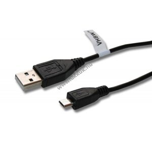 USB adatkábel Micro-USB 1m, fekete