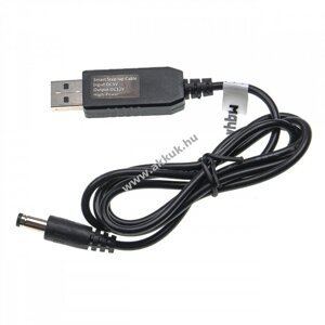USB csatlakozókábel Dc csatlakozó 5,5 x 2,5 mm, 5V / 3A , 12V / 1A
