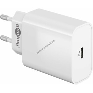 hálózati USB-C Power Delivery gyorstöltő (45 W) fehér