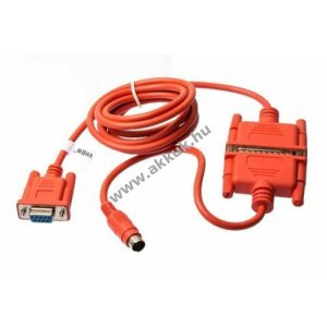 RS232 / RS422 / Mini-DIN PLC kábel Mitsubishi egységhez