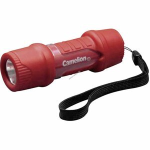Camelion TravLite HP7011 LED-es Mini LED-es zseblámpa, vízálló ipx7, ütésálló piros 45lm