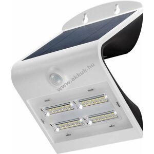 LED napelemes fali lámpa mozgásérzékelővel 3,2 W fehér