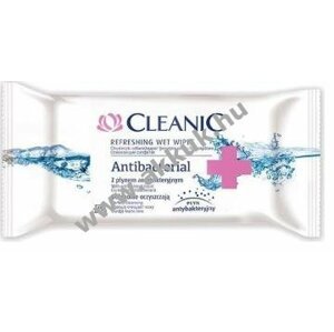 Cleanic frissítő törlőkendő - ANTIBACTERIAL 15lap