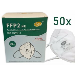 50db HJR FFP2 részecskeszűrő maszk (nem orvosi!), csomagolva