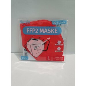 FFP2 szájmaszk, piros, 1db/csomag - A készlet erejéig!