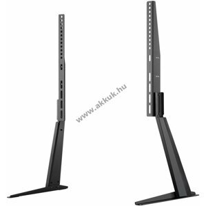 Asztali tv állvány, fekete 32 és 70 coll között (81-178 cm) max. 50 kg dönthető
