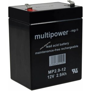 Ólom akku 12V 2,9Ah (Multipower) típus MP2,9-12