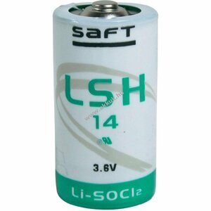 SAFT lithium C, baby, bébi elem típus LSH14 - 3,6V 5,8Ah (Li-SOCl2)