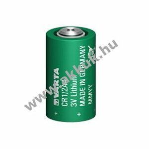 Varta lithium elem típus CR 1/2AA vezetékes 3V 970mAh (LiMnO2)