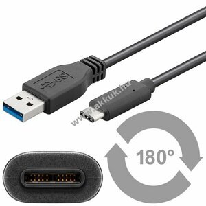 Goobay USB superspeed kábel 3.1 USB-C -> USB 3.0 A csatlakozó - 1m
