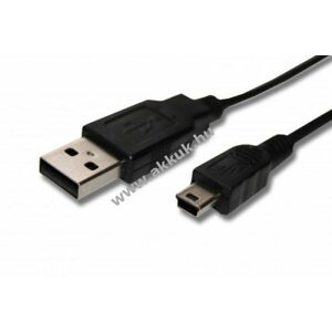 USB kamera/ fényképezőgép adatkábel - mini USB 5pin 1,2m