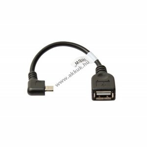 OTG adatkábel Micro USB csatlakozó és USB csatlakozás